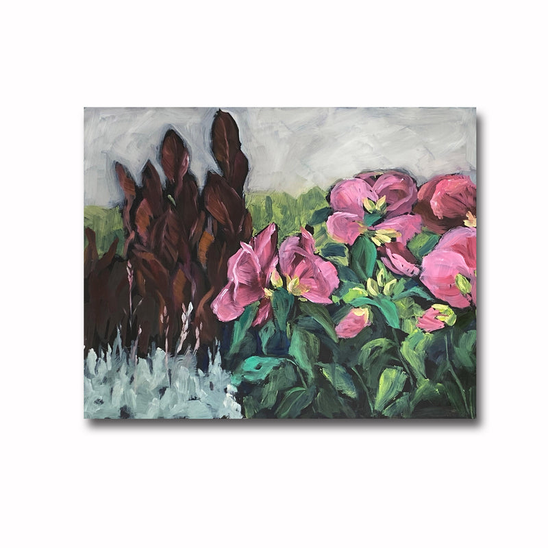 Biltmore Garden 9X11 Oil On Canvas
