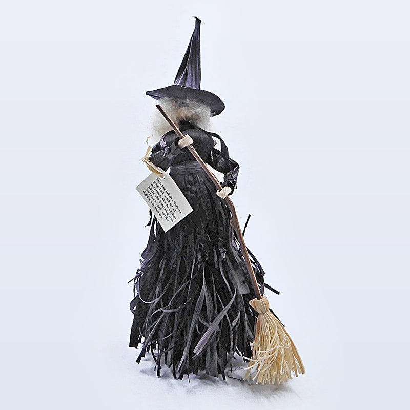 Standing Witch Corn Shuck Doll