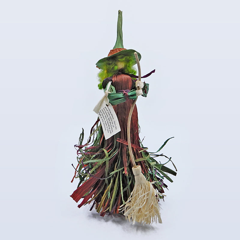 Standing Witch Corn Shuck Doll