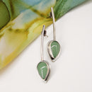 Long Stem Leaf Earrings