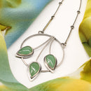 Deco 3 Leaf Necklace