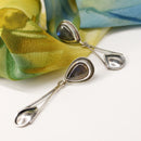 Labradorite Teardrop Earrings
