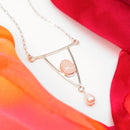Rose Quartz Pearl Necklace