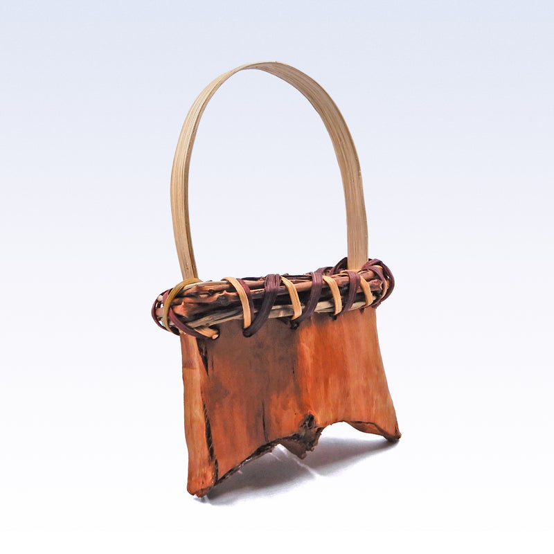 Hemlock With White Oak Handle Basket