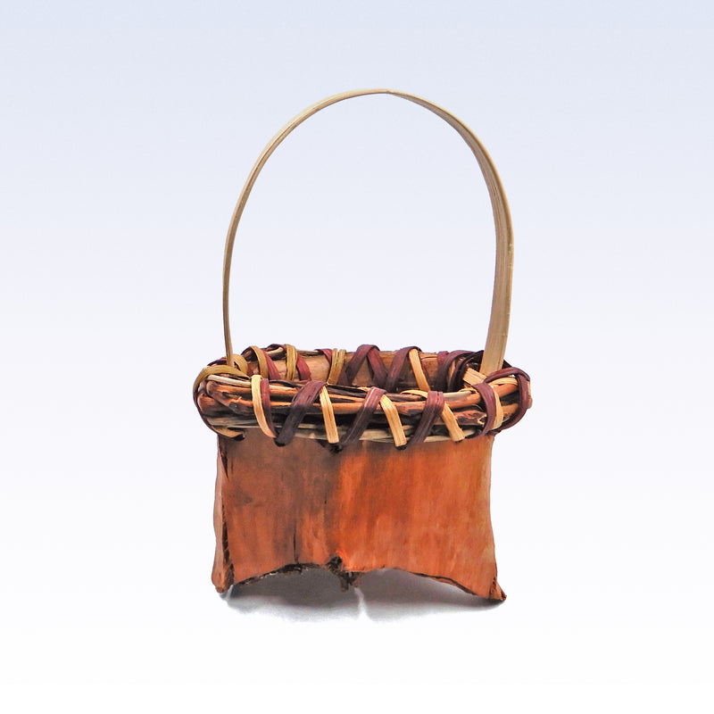 Hemlock With White Oak Handle Basket