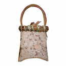Reed Handle/Kiwi Vine Rim/Teal Lashing