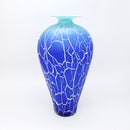 Cobalt Crackle Amphora
