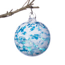 Ornament in Sky Blue and White