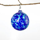 Ornament in Cobalt and Aqua
