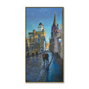 Royal Mile 25X49 Oil On Canvas
