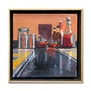 Diner Top 9X9 Oil On Canvas
