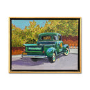 Little Green Truck 10X13 Oil On Panel