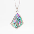 Double Lady Slipper Necklace
