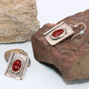 Carnelian Dangle Earrings