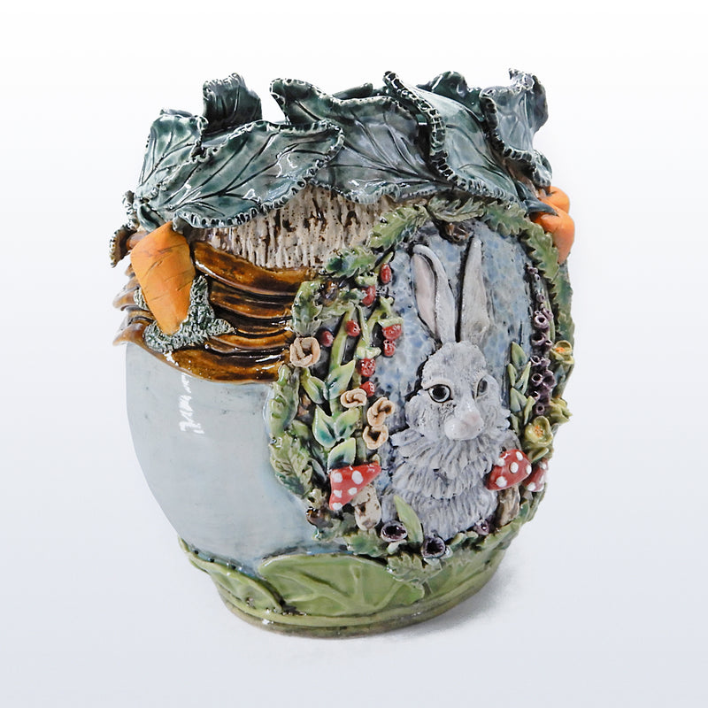 Bountiful Bunny Vase