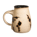 Mug - Natural w/Black Cherry Blossoms