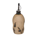 Olive Oil Bottle - Natural w/Black Cherry Blossoms