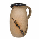 Large Pitcher - Natural w/Black Cherry Blossoms