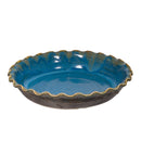 Pie Plate Blue/Brown