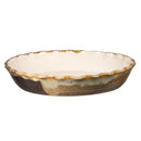 Pie Plate White Cherry Blossom