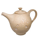 Teapot - Natural w/White Cherry Blossoms