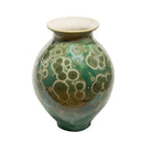 Green Crystalline Vase
