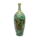 Green Crystalline Vase