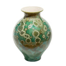 Green Crystalline Vase