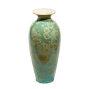 Green Crystalline Vase
