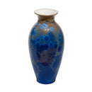 Blue Crystalline Vase