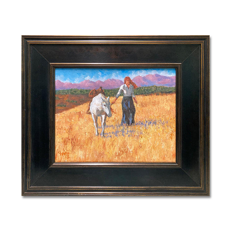 Comin' Home 18X21 Oil On Board