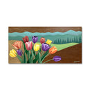 Tulips 10X20 Acrylic On Wood