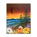 Spring Sunset 8X10 Acrylic On Wood