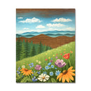 Mountain Spring 8X10 Acrylic On Wood