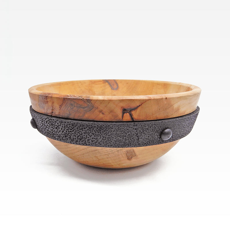 Maple 10" Studded Band Bowl