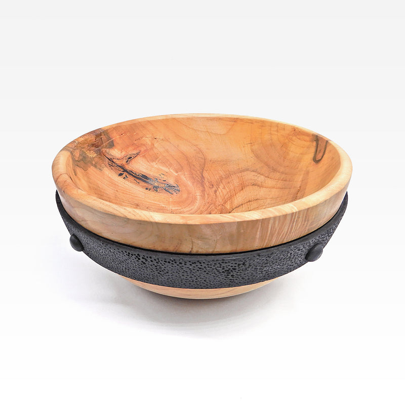 Maple 10" Studded Band Bowl