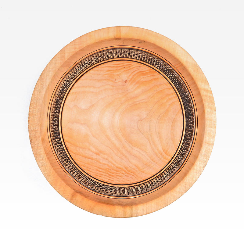 Maple 11" Textured Band Bowl