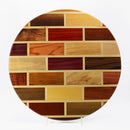14/15" Multi Brick Pattern Lazy Susan 1