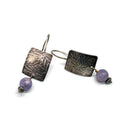 Fern Texture Tab Earrings