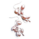 Pearl Cascade Earring in Silver