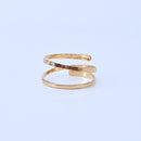 Double Strand Ring Size 6 Gold