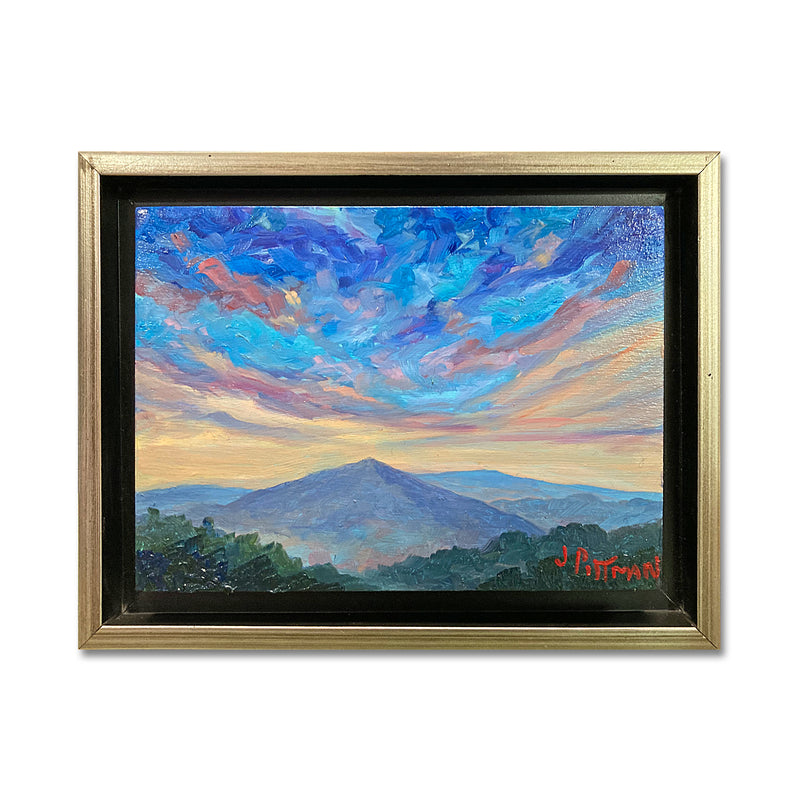 Parkway Skies 7X9 Oil On Panel
