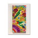2 Hummingbirds/Flowers Tile