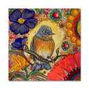 Bluebird Scratch Art w/Resin 6X6