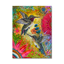 Hummingbirds 6X8 Scratch Art w/Resin