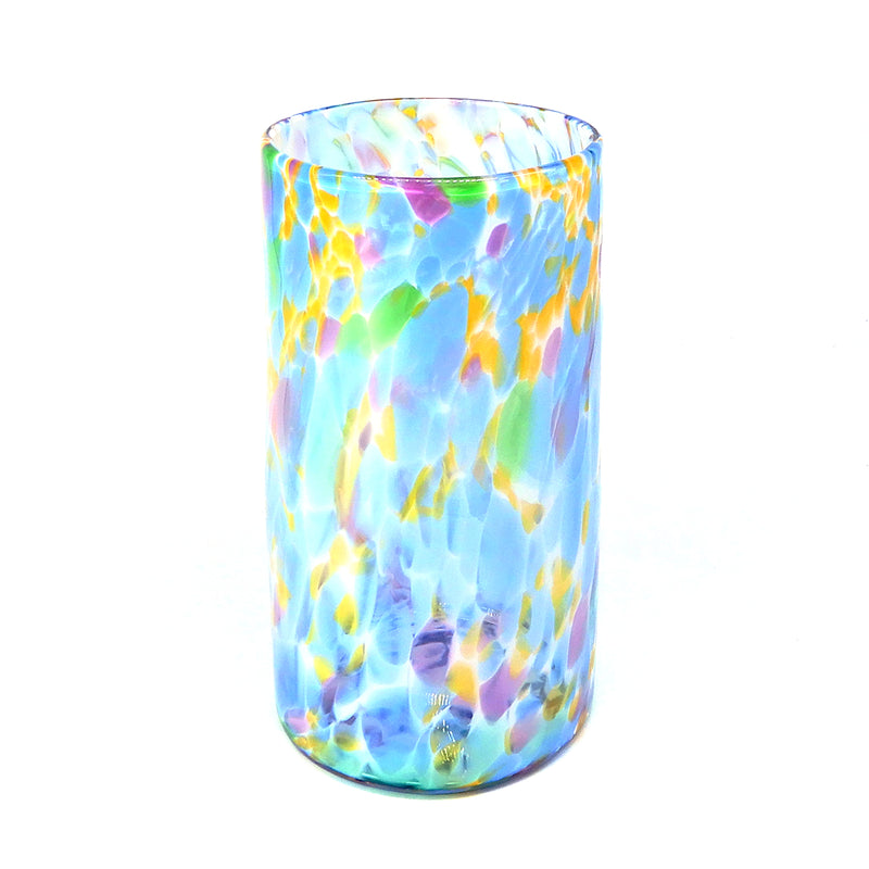 Multicolor Straight Sided Vase