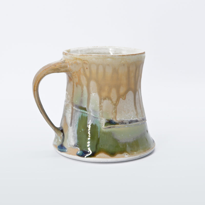 Tan/Green Mug