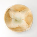 Tan/Light Green Round Bowl