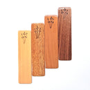 Wooden Flower Bookmark