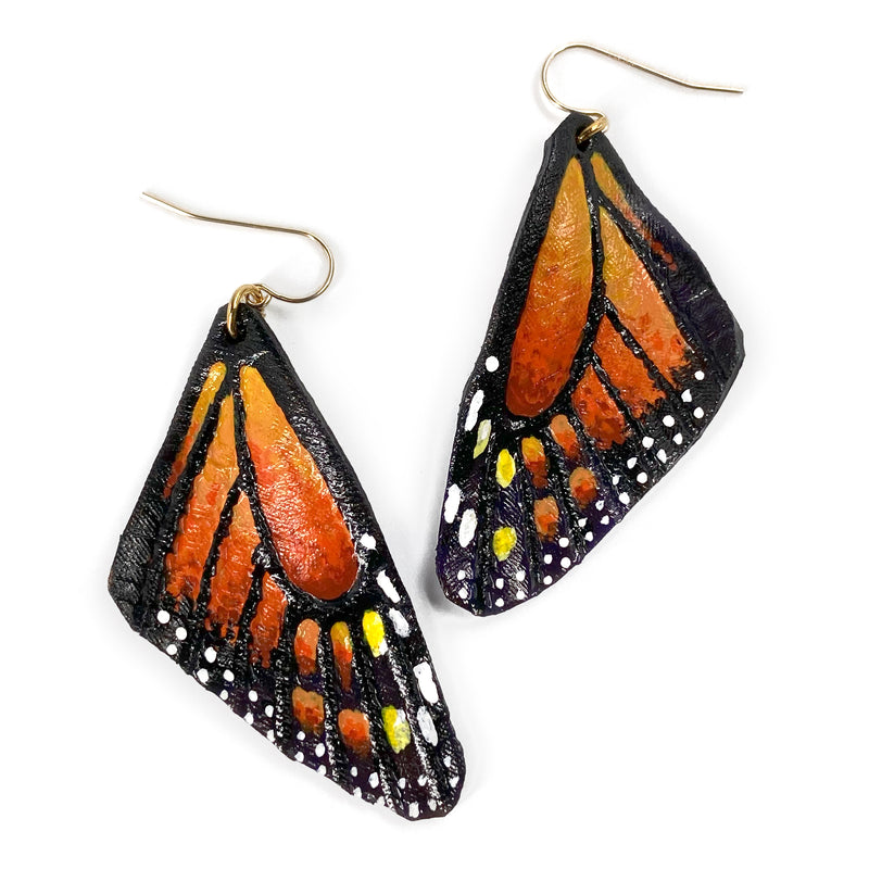 Monarch Wing Earrings